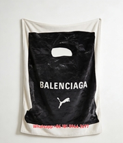 Balenciaga x Puma Tote Bag Print Flannel Throw Blanket BA255